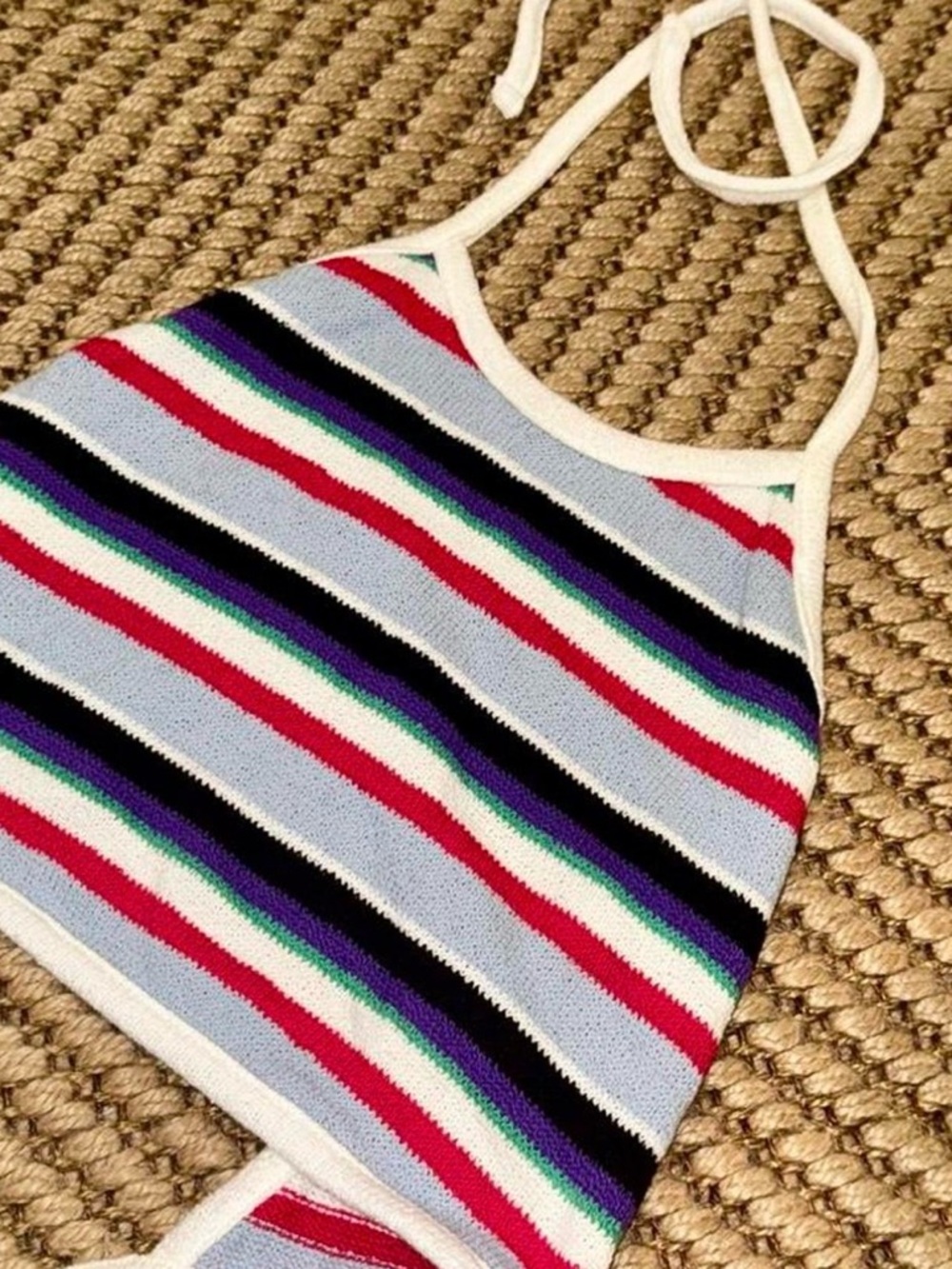 Striped Halter Top - Picture 4 of 6